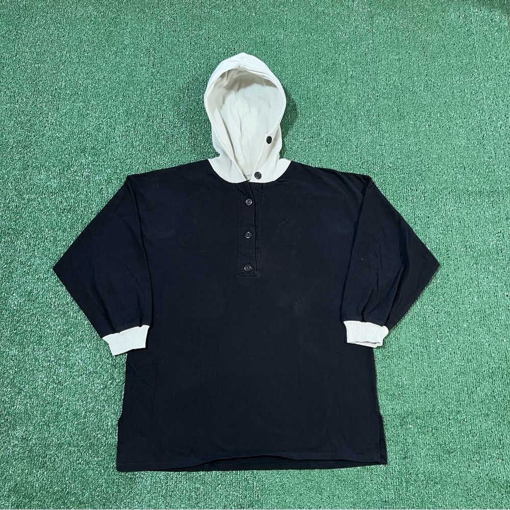 Vintage Ego 80s 90s black and grey hoodie